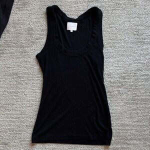 Sundays Black Scoop Neck Tank